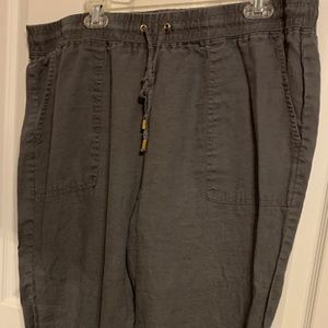 Company Ellen Tracy Linen Jogger Pants